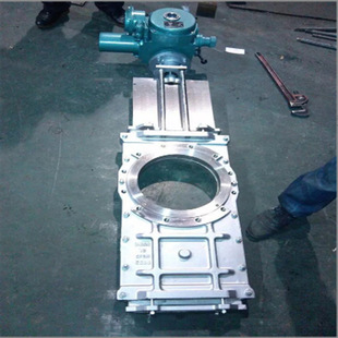 双向无堵塞刀型闸阀 不锈钢气动穿透式 16P SCZ673H DN450 刀闸阀