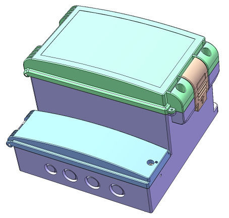 宁波三和塑料壳体,机箱,接线盒塑料防水盒11-195T