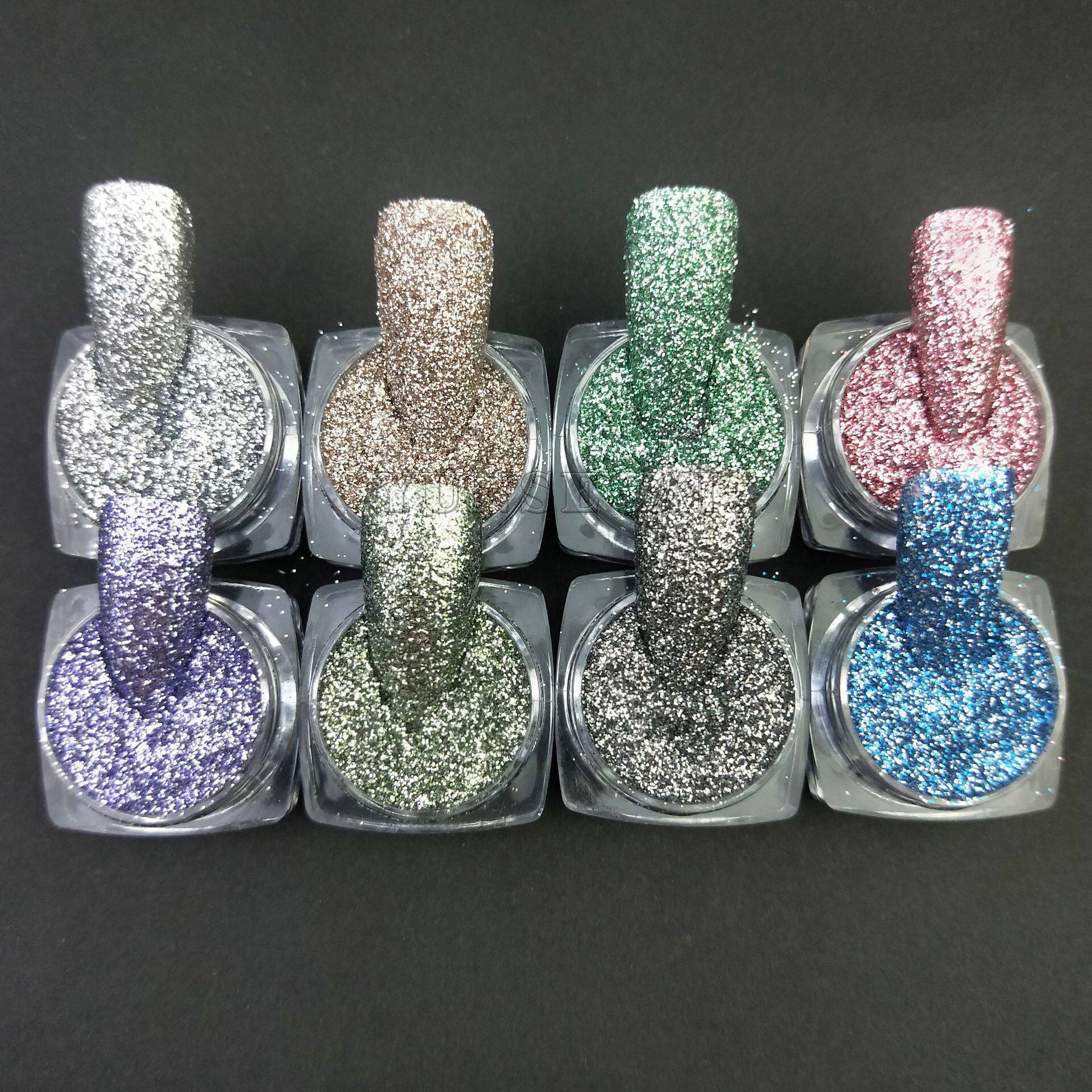 ins流行日韩风美甲装饰反光粉  反光超闪薄舞台妆DIY闪粉glitter