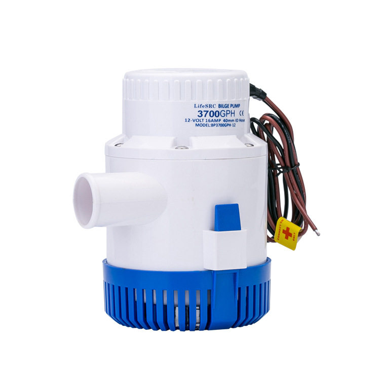 外贸英文中性游艇船用舱底泵 12V/24V排水泵微型直流大流量潜水泵