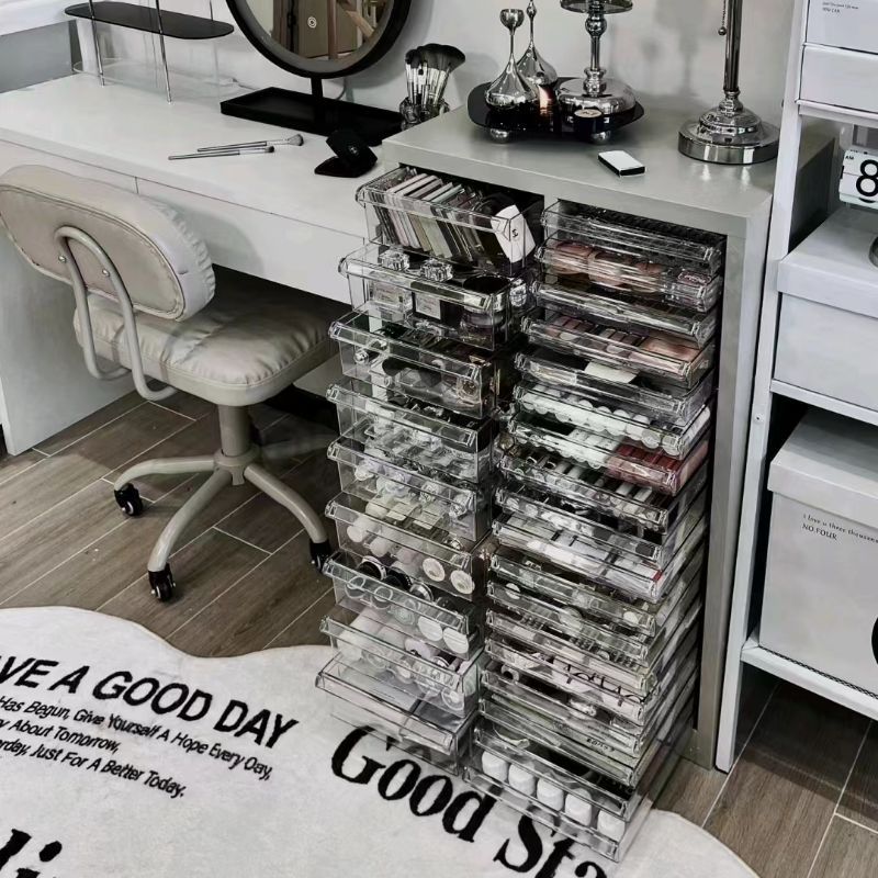 A4抽屉式多层化妆品收纳柜