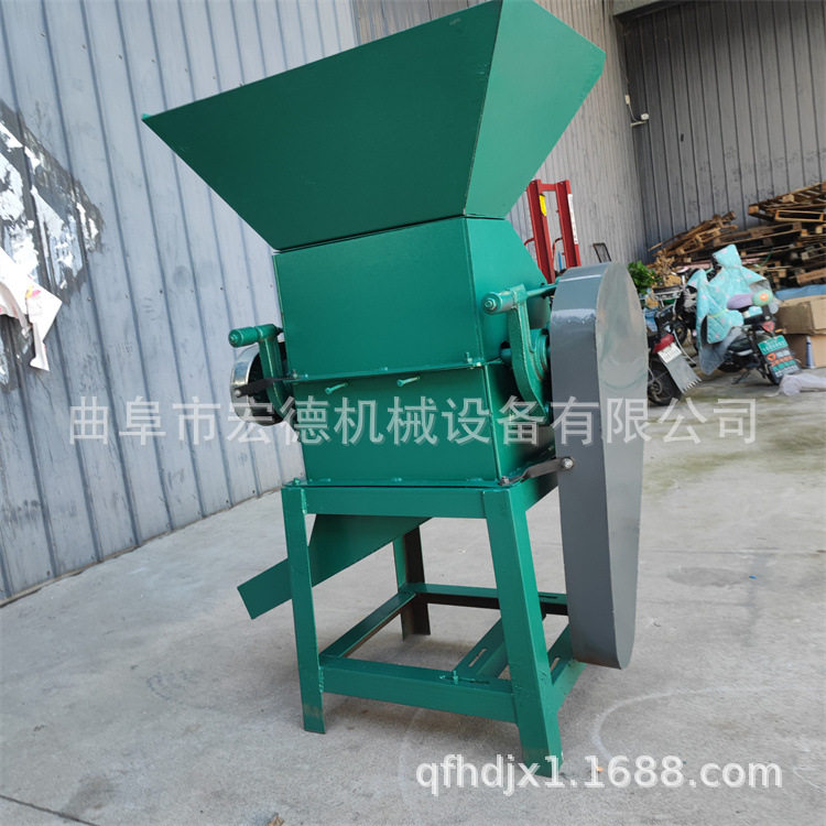 玉米大豆小麦压扁挤扁机 电动小型豆扁机 油坊花生破碎机