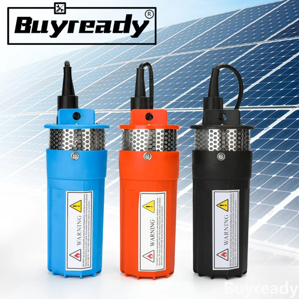 12V 24V 6L/min扬程=70m深井潜水泵用于太阳能电池板小型电动输水