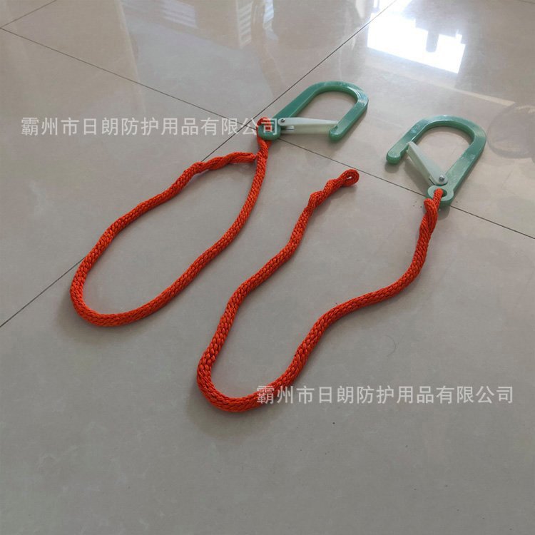 带电作业引线连接绳蚕丝旁路小吊绳带挂钩防潮尼龙牵引绳扣