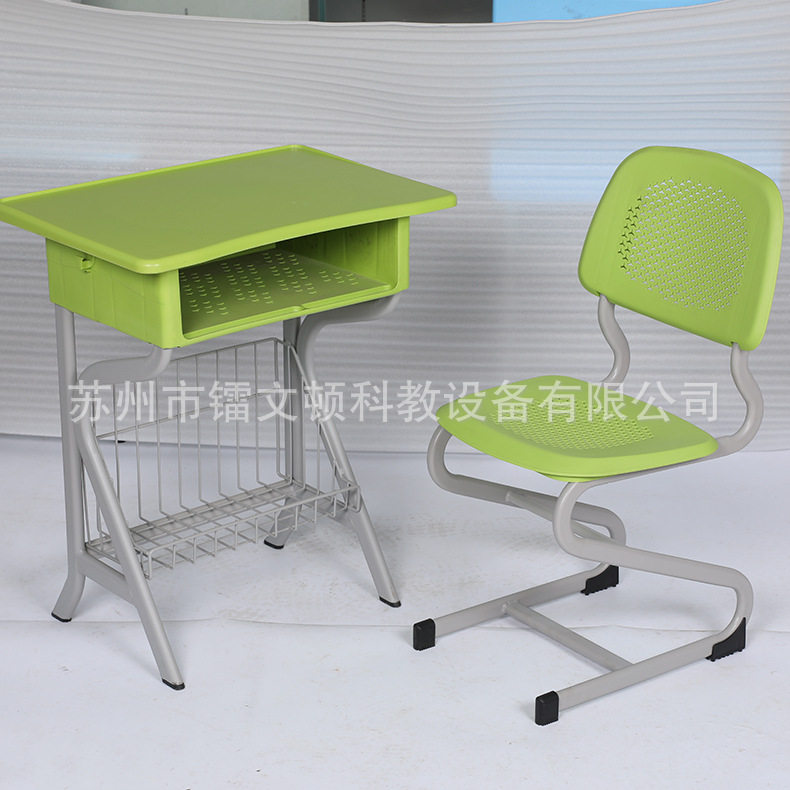 学生课桌椅 辅导班培训课桌椅 儿童靠背圆凳学习桌椅厂家直供批发