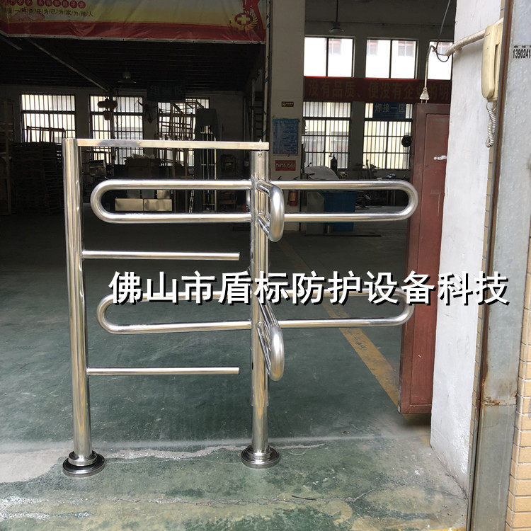 防止逆单向半高不锈钢转闸机通道闸单项旋转门无人看守道闸门