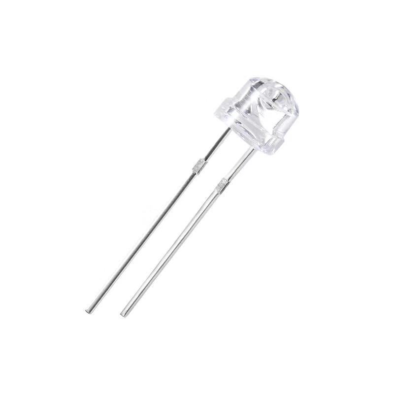 2X3X4/234mm方形长脚 红发红光 高亮 LED灯珠 直插LED发光二极管