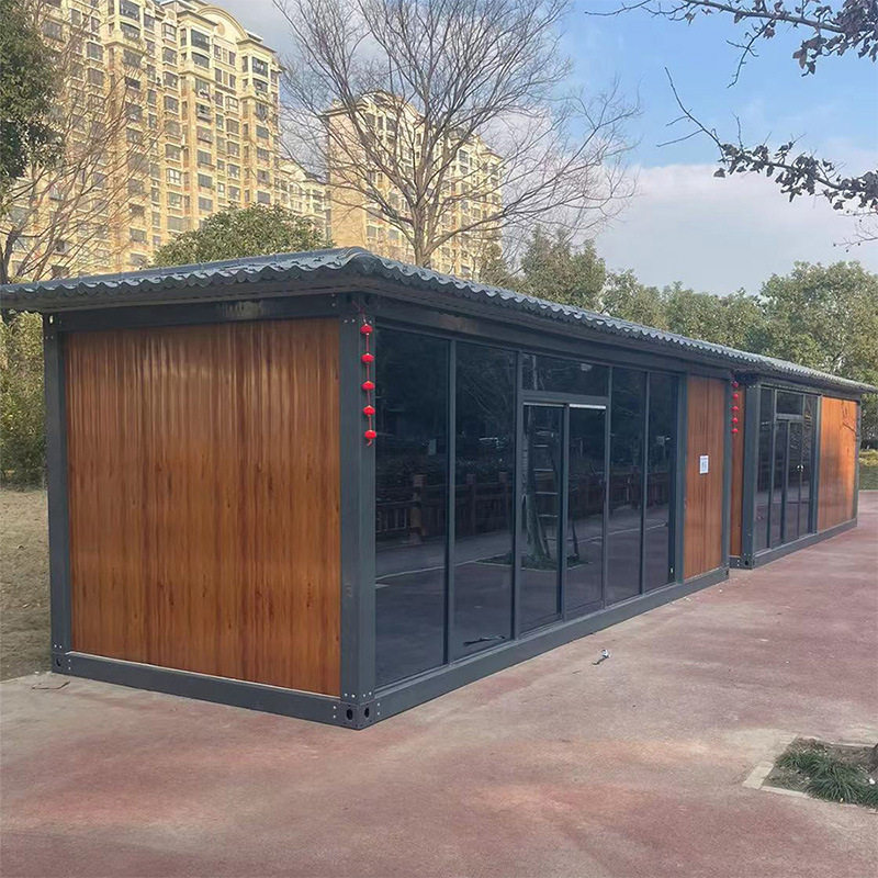 夹芯板集装箱房临时住人房屋可移动快拼箱活动房简易安装民宿住人