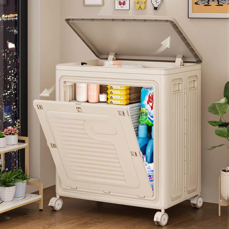 阳台收纳柜靠墙防晒防水杂物工具收纳箱可折叠大容量飘窗储物柜&Z