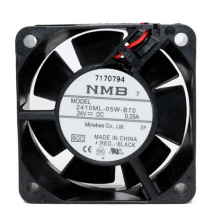 NMB美蓓亚 2410ML-05W-B70 6025 24V 0.2 2线大风量 散热风扇