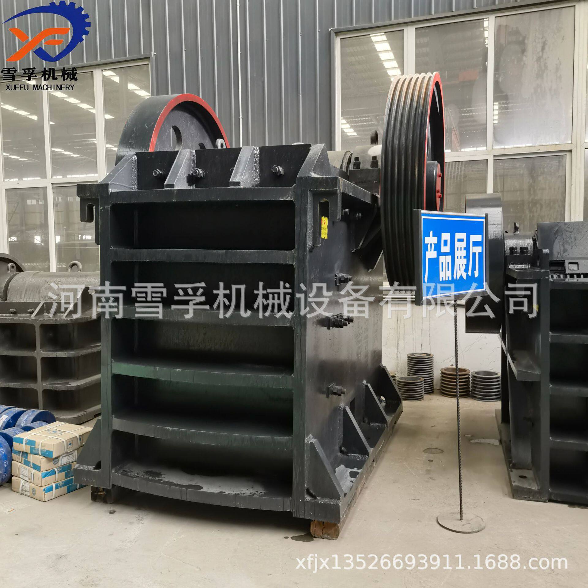 江苏500X750鄂式破碎机 废旧水泥块破碎机 建筑再生料鄂破粉碎机