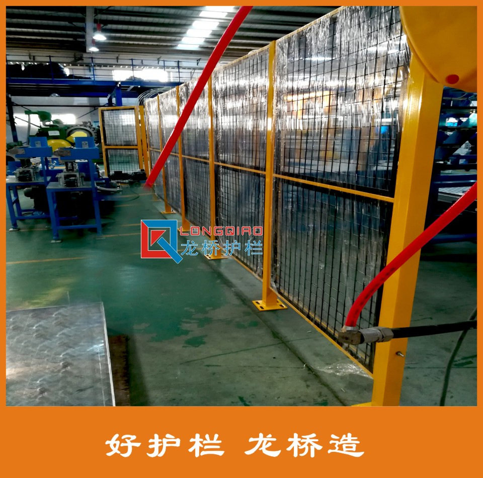 襄阳机器设备围栏工业厂区隔离围栏镀锌钢管烤漆镀锌网隔离网