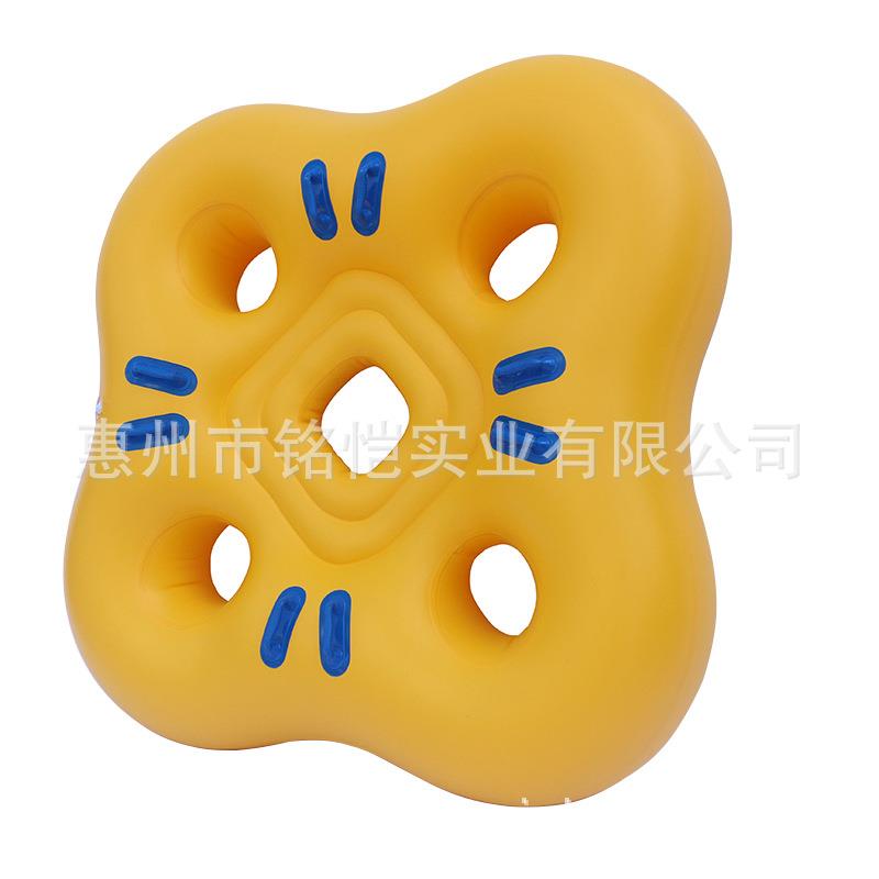 加厚加厚PVC四人滑水皮筏圈水上乐园四叶皮筏