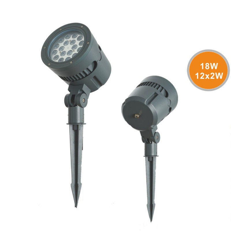 10年工厂 LED投光灯地插灯6W 9W 12W 18W 24W 36W 48W聚光投射灯