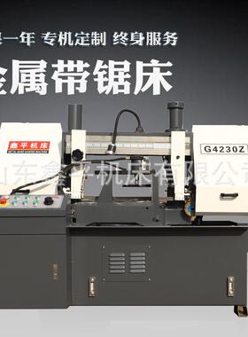 G4230Z双立柱液压加紧卧式带锯床可0-45度旋转切割锯床