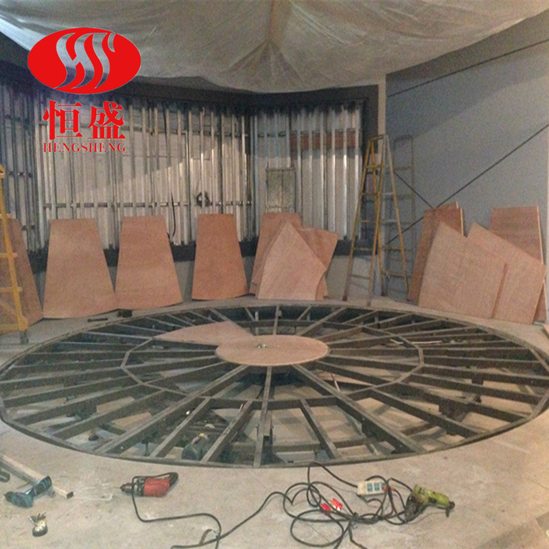 圆形旋转台环形舞台 电动液压升降转台 汽车展览场馆模型展示台