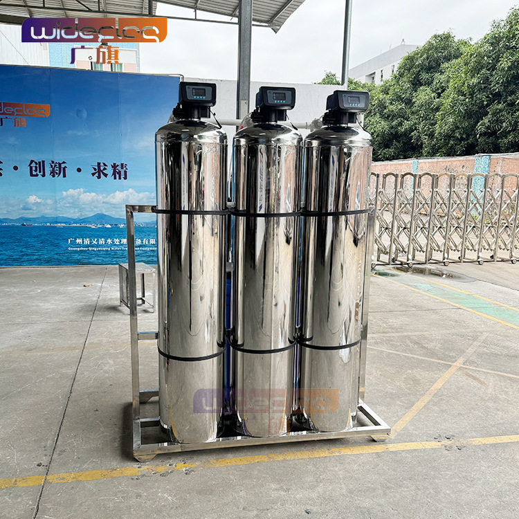 井水过滤净化设备304不锈钢机械过滤器河水中水处理过滤罐高效