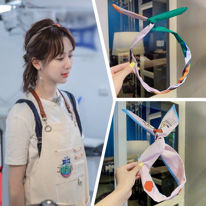 极速中餐厅杨紫同款发带女洗脸韩国网红简约佟年头饰彩色ins发箍