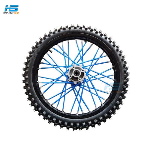 越野摩托车配1.85X19寸华洋T2轮圈轮毂铝合金70/100-19寸轮胎轮毂