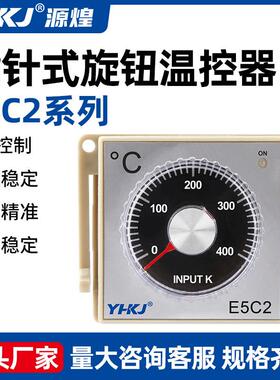 适配指针E5C2 温控表 温控仪 48*48 烤箱调温温控器 导轨式 源煌