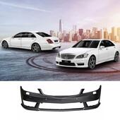 适配适用S65W221S350S400S500S550改装 S65S63AMG大包围前杠中网