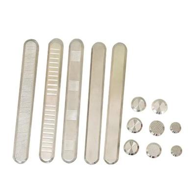 适配304不锈钢盲道条地铁机场导盲条防滑钉防滑条菠萝纹旋转纹盲