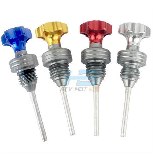 摩托车助力车改装配件 鬼火福喜机油尺车身装饰GY6改装梅花机油尺