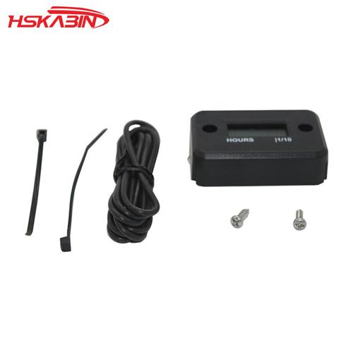 累时器摩托车摩托艇沙滩车LCD感应式hour meter计时器2冲4冲