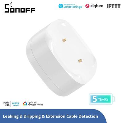 适配Sonoff SNZB-05P Zigbee水浸传感器漏水IP67防水智能传感场景