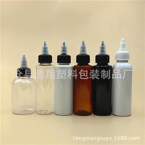 矮胖100ml平肩100ml 120毫升pet透明啫喱盖瓶 油墨瓶 尖嘴瓶塑料