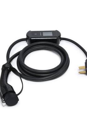 美标40A充电枪桩EVcharger新能源便携式J1772随车快充跨境充电器