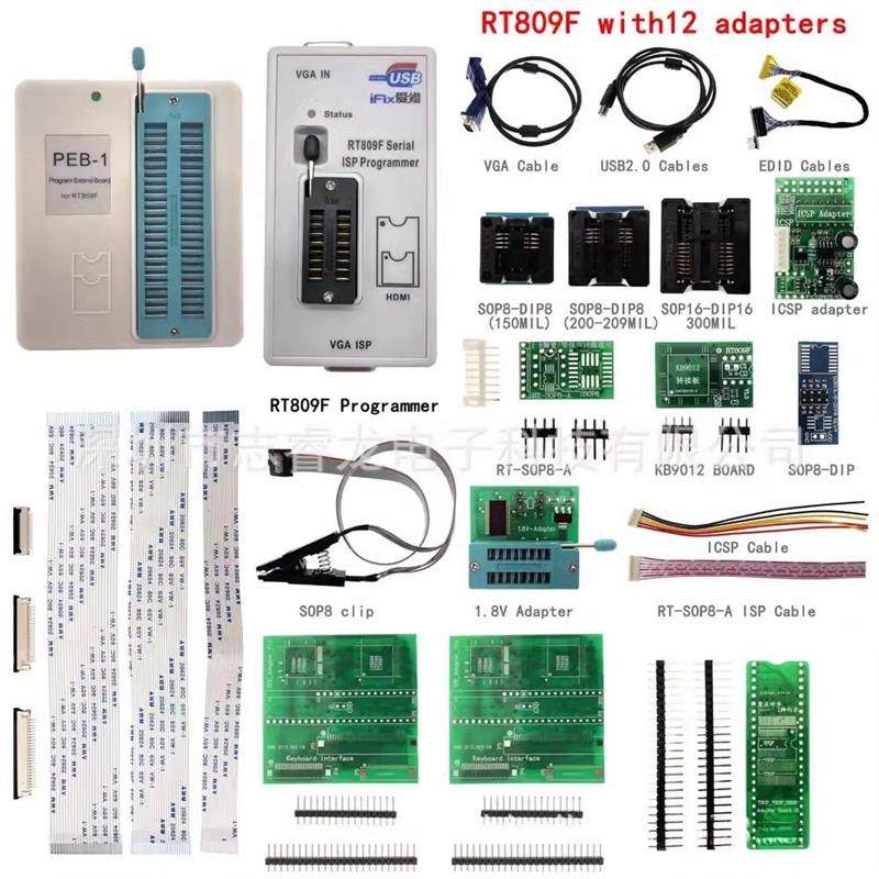 适配RT809F编程器+ PEB-1扩展板