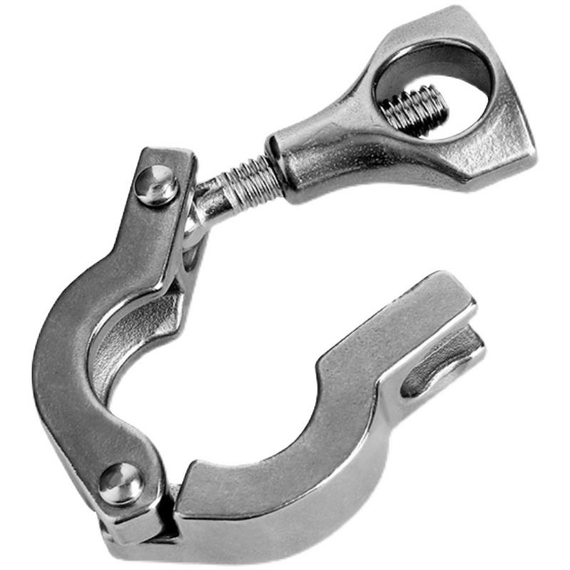 适用亚航管件201/304卫生级不锈钢快装精铸接头卡盘抱箍卡扣固定