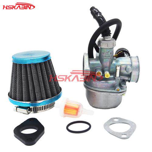 越野摩托车ATV沙滩车配件70CC 90CC 110CC PZ19化油器带空滤器
