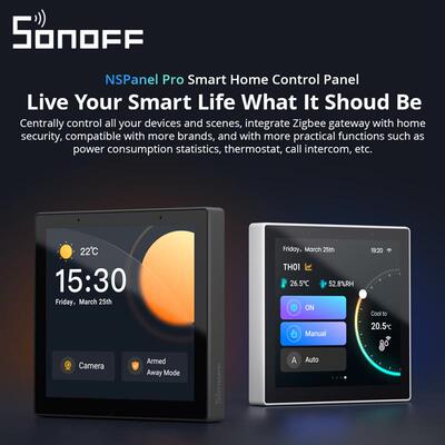 适配SONOFF NSPanel Pro智能WIFI语音开关面板触屏中控中心Zigbee