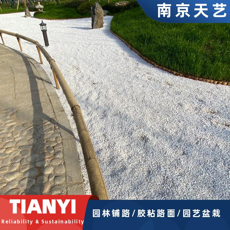天艺 园林景观盆栽 白沙碎石 水洗石洗米石砾石胶粘石 透水石卵石