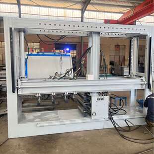 柜体组合机木工机械衣橱门衣柜门一体组装机液压实木精密框机