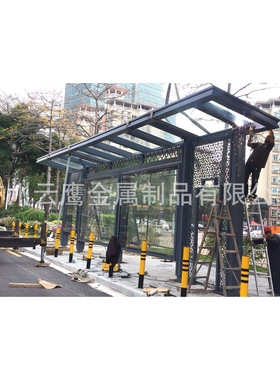 广东佛山公交车候车亭  仿古候车亭   智能候车亭   候车亭厂家