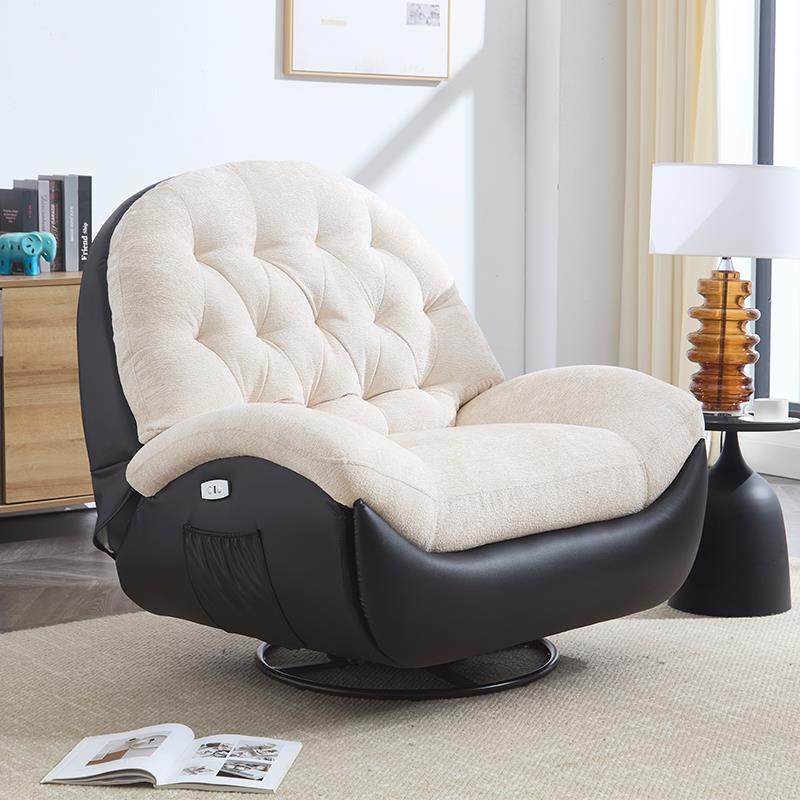 新疆包邮多功能家用单人旋转躺椅电动懒人沙发可躺可睡客厅阳台休