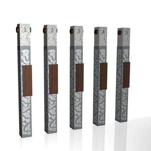 仿木纹多向指示牌 仿木纹园林景区指示牌仿木纹不锈钢指示牌定 制