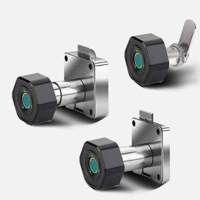 抽屉感应锁信箱锁指纹锁芯简易智能锁鞋柜柜门锁衣柜柜子指纹锁具