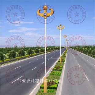 苗族佤族彝族特色 太阳能路灯 云南太阳能灯光 少数民族风路灯