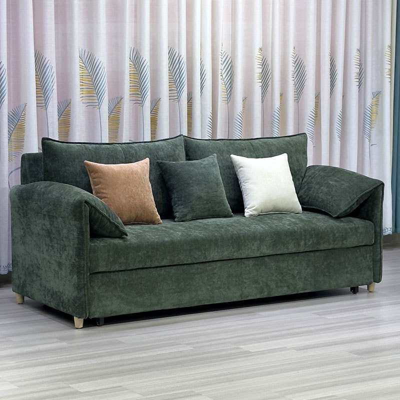 佛山家具小户型沙发床两用可折叠多功能现代简约客厅棉麻布艺沙发