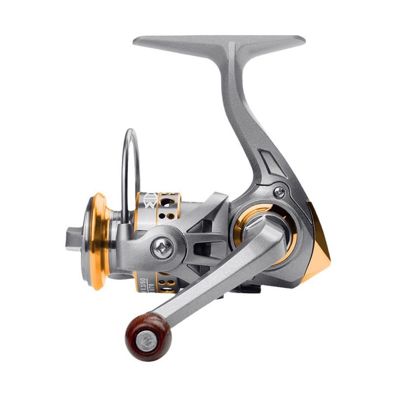 迷你纺车轮无间隙渔轮全金属线杯冰钓筏钓500型鱼线轮厂家