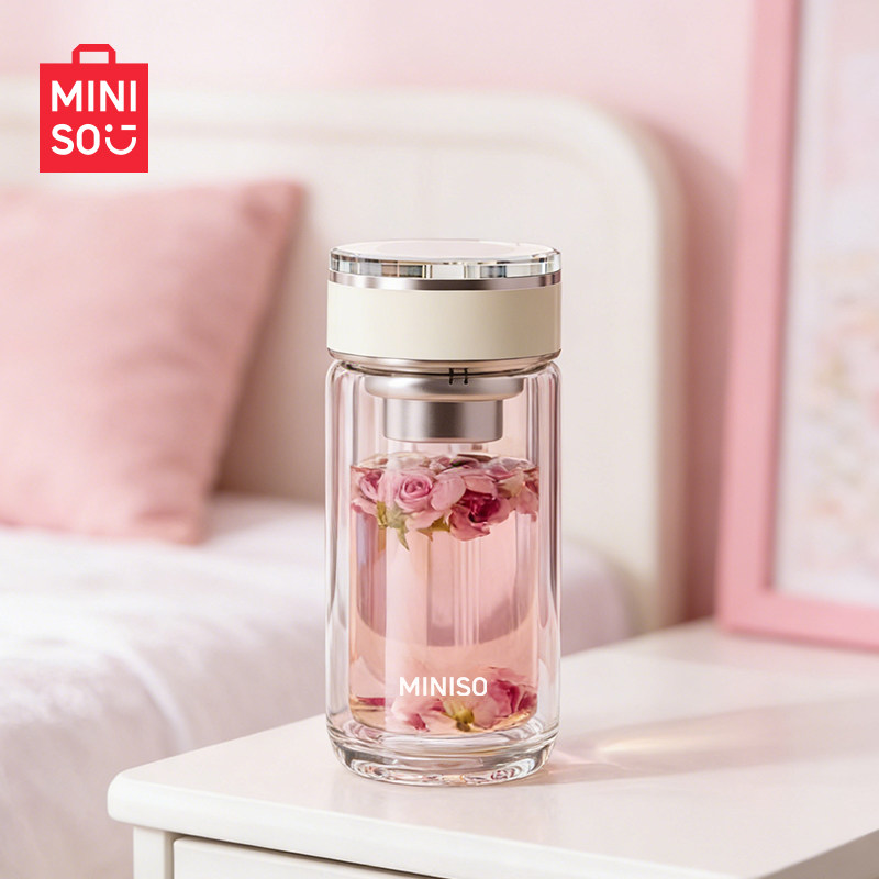 MINISO小容量玻璃杯防烫耐高温夏图片