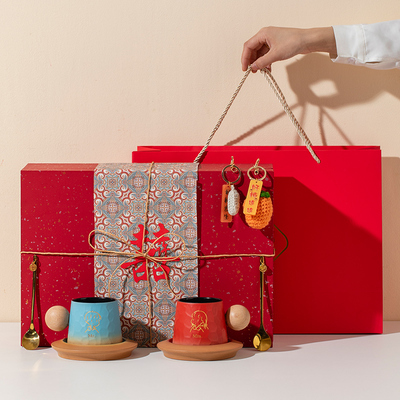 速发新婚礼闺送新娘新人杯啡杯情侣对咖结婚送物蜜订婚乔迁生日伴