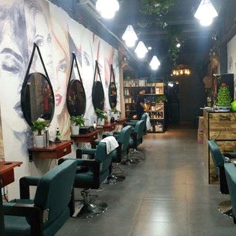 现货速发理发镜台发廊美发镜子理发店壁挂美发店双面镜台发廊