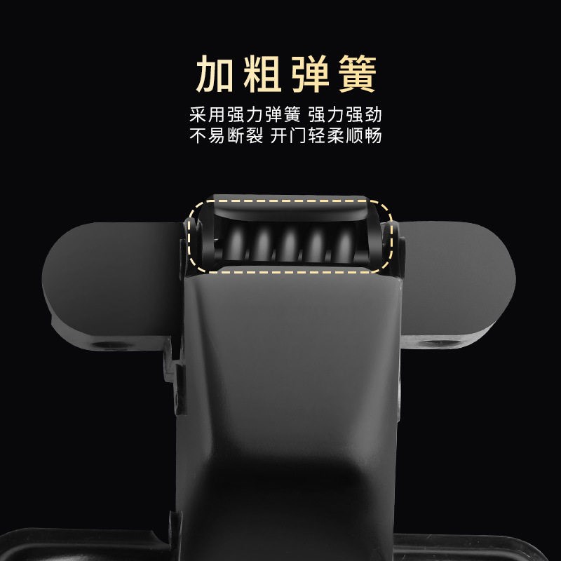 速发不锈钢铝框极简玻璃门铰链酒柜合页枪黑色液压缓冲阻尼二段力