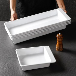 速发密胺餐食盘子卤味鸭货凉肉卤菜卤菜食物菜品自助熟展示盘串串