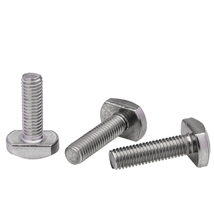 T形压板螺丝 GB7 速发04不锈钢T型螺丝M5M6T8 M型槽用螺栓
